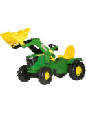 Trattore 6210R John Deere a pedali con caricatore